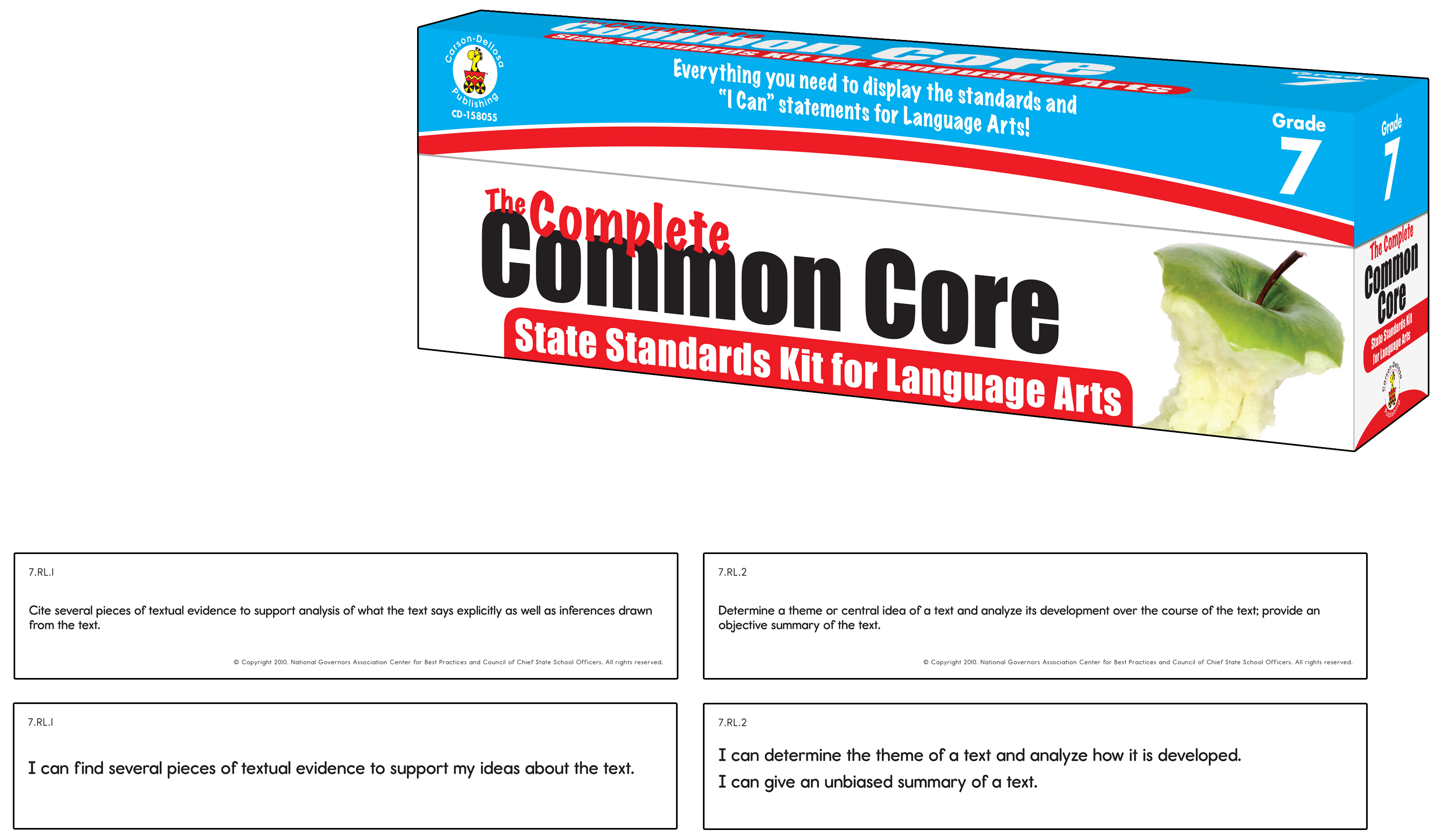 common core teachers kit grade 7 lang arts